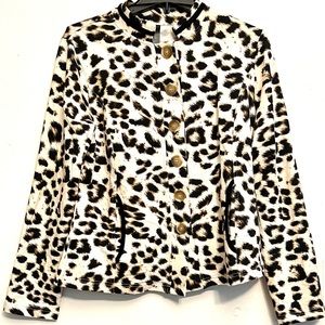 PRIVACY, Chaqueta de mujer, Talla 12, Color Leopardo.
